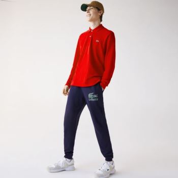 Lacoste Long-Sleeve Classic Fit L.12.12 Polo Pánské - Polo Červené | CZ-Yx52Ie